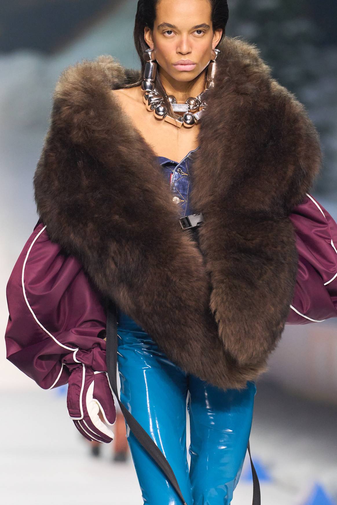 FW26 accessories trend predictions: Big faux fur, multi-belt styling ...