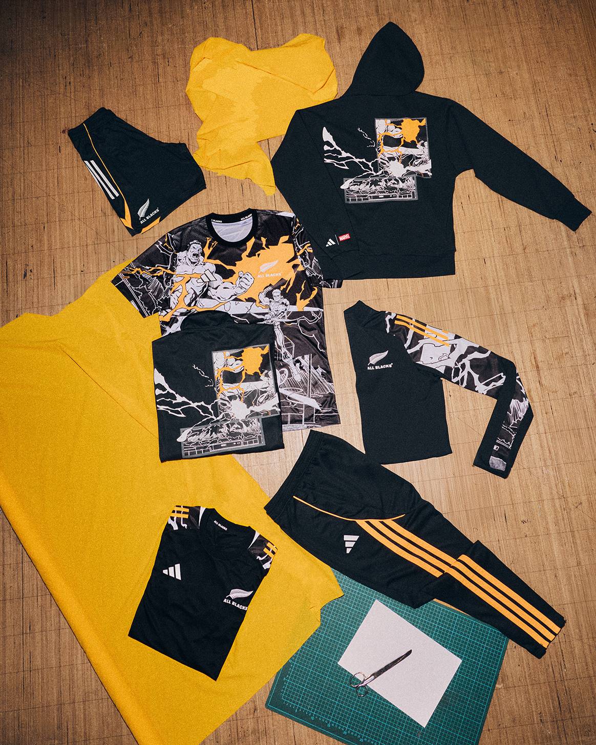 Colección cápsula colaborativa Marvel x Adidas x Real Madrid CF.