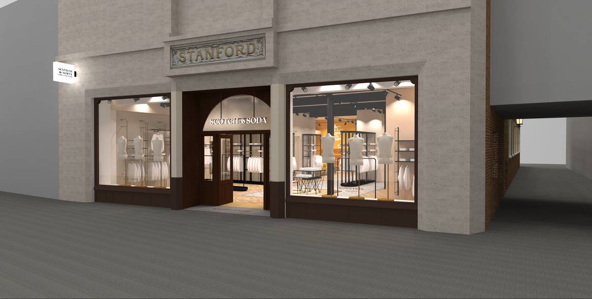 So soll das Londoner Flagship aussehen | Bild: Scotch & Soda