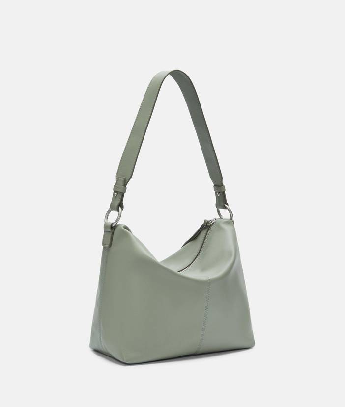 Handliche Tasche aus weichem Schafsnappaleder - grün | liebeskind berlin