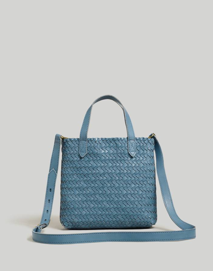 The Small Transport Crossbody: Woven Leather Edition | Madewell