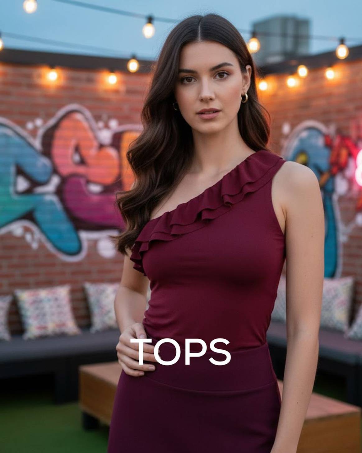 Imagen de acceso a la sección de “tops” de la tienda online de “New Blanco”.