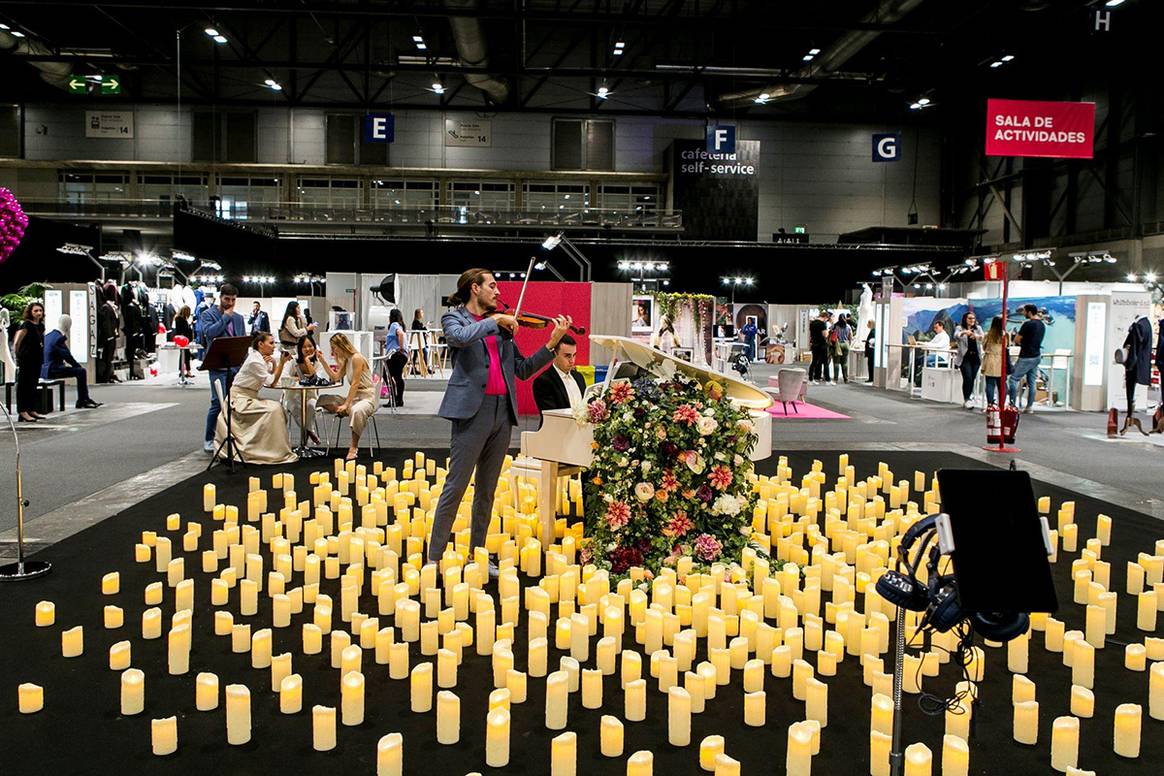 Interior del recinto ferial de Ifema Madrid durante una edición de 1001 Bodas.