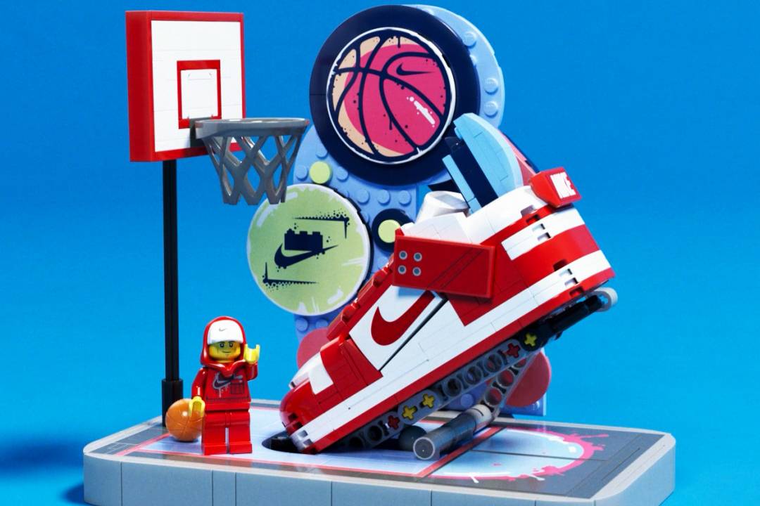 Trickshot-Set van Nike und Lego