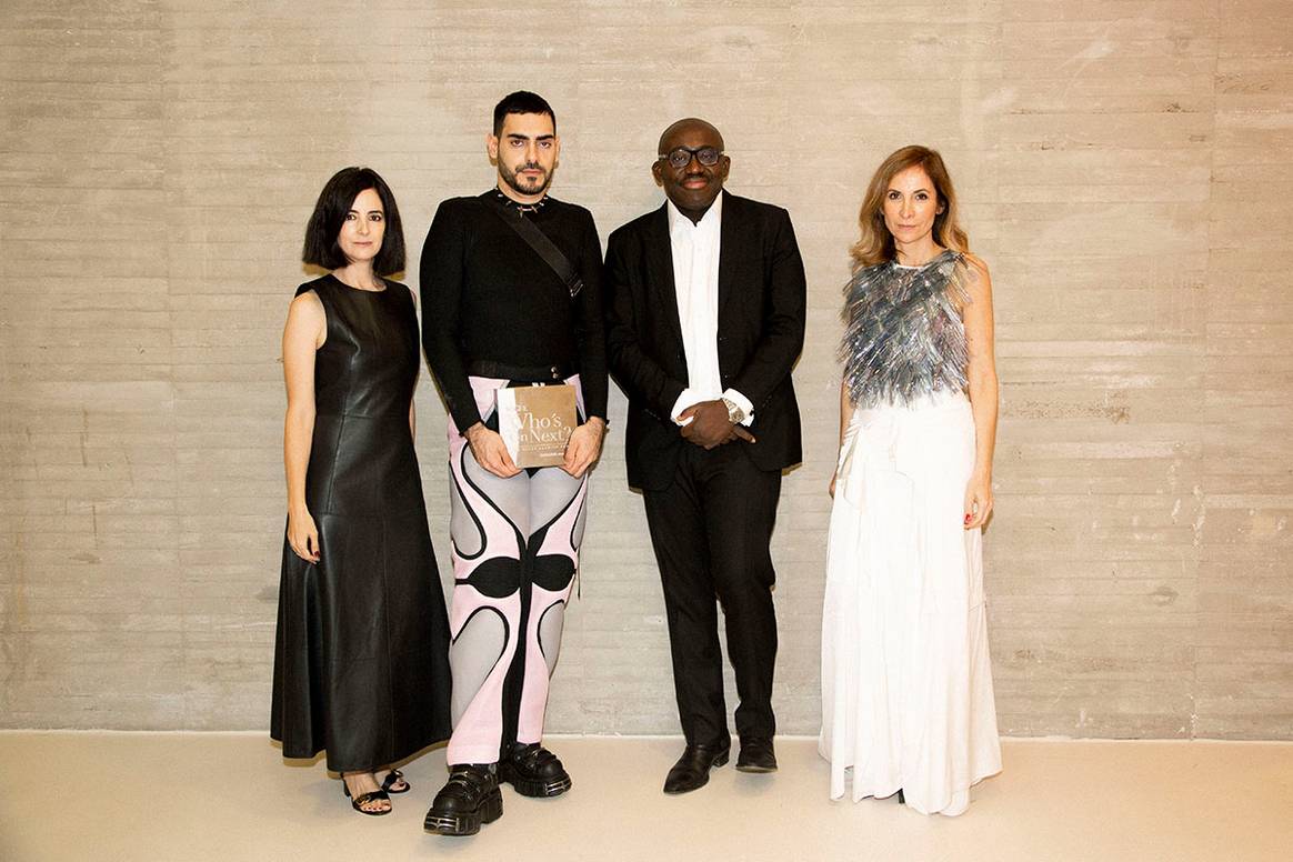 Photo Credits: Premio Vogue Who’s on Next 2021, ceremonia de entrega. Cortesía de Condé Nast.