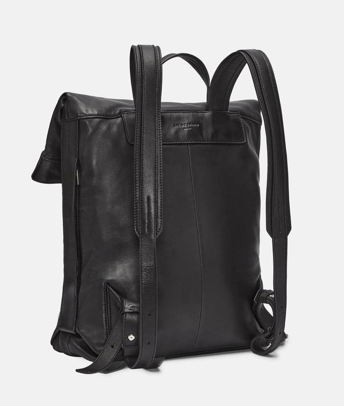 Großer Rucksack aus Schafsleder - blau | liebeskind berlin