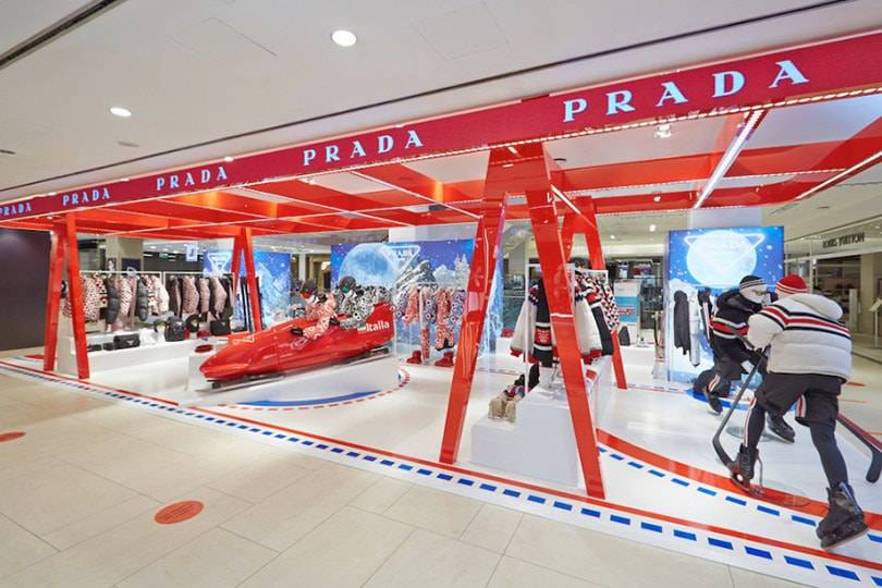 В ЦУМе открыто pop-up пространство Prada On Ice
