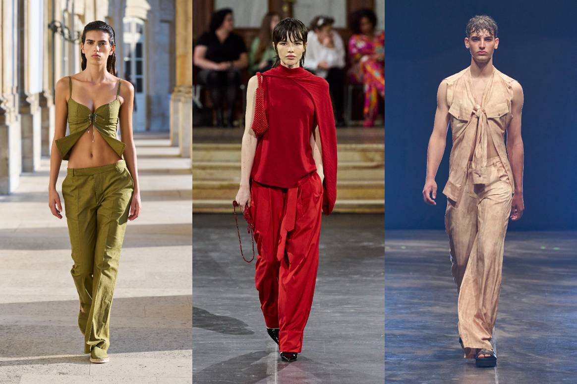 SS24 collections of Ludovic de Saint Sernin, William Fan and Kilian
Kerner.