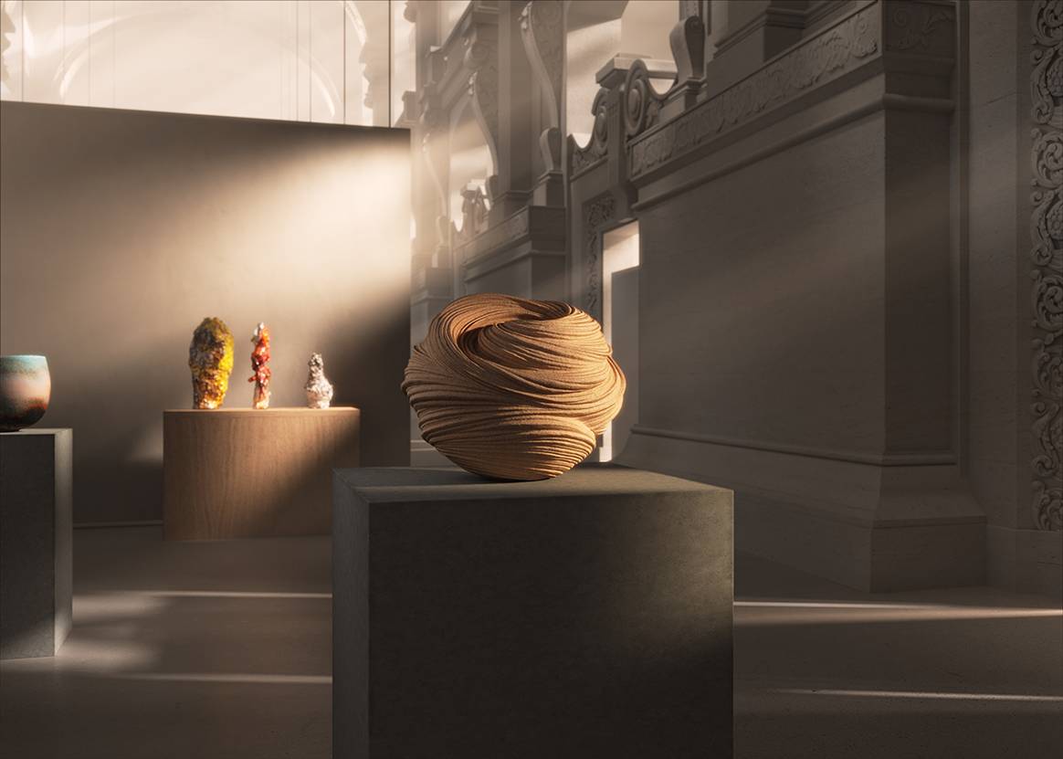 Photo Credits: Exposición virtual en el interior del Museo de Artes Decorativas de París. Cortesía de Loewe.