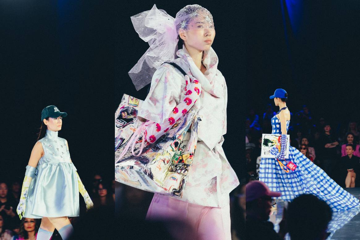 Zhsaken en Visa Fashion Week Almaty.
