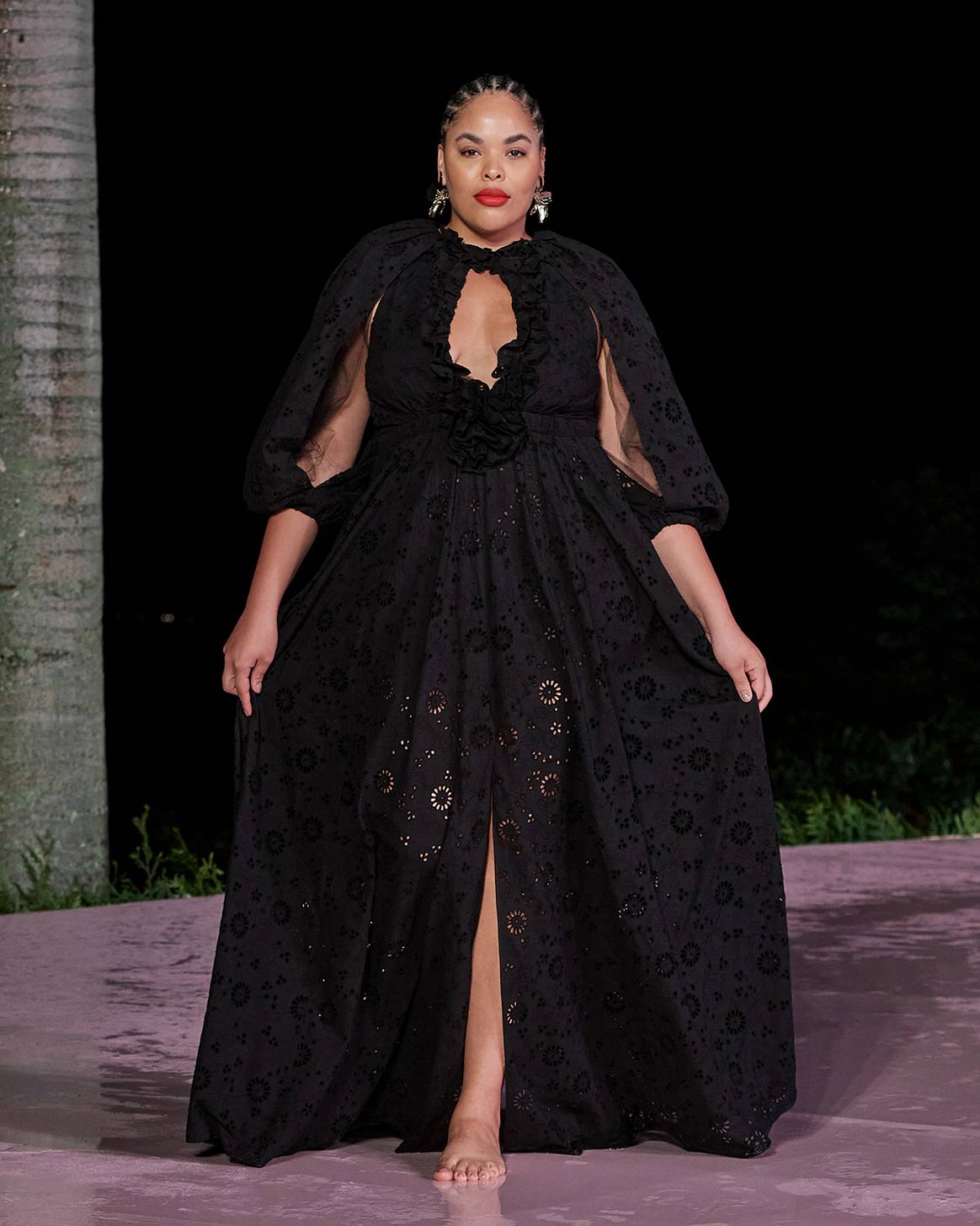 Photo Credits: Carolina Herrera, desfile de presentación en Río de Janeiro de la colección Resort 2024. Spotlight Launchmetrics.