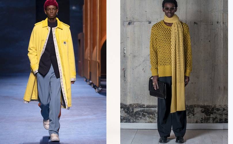 Menswear-Trend Herbst 2021: Gelb