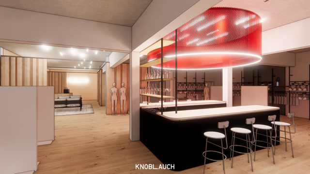So könnte die Wedding Lounge im neuen Konzept aussehen