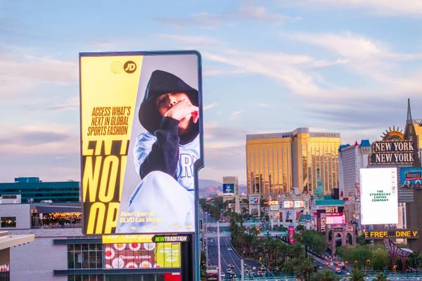 JD Sports opens third US flagship store on Las Vegas Strip