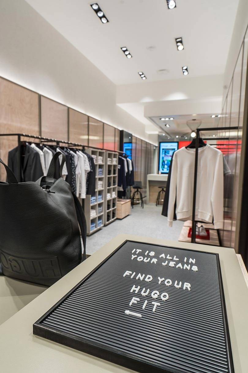 Kijken: De eerste Nederlandse winkel van Hugo Boss zuster label Hugo