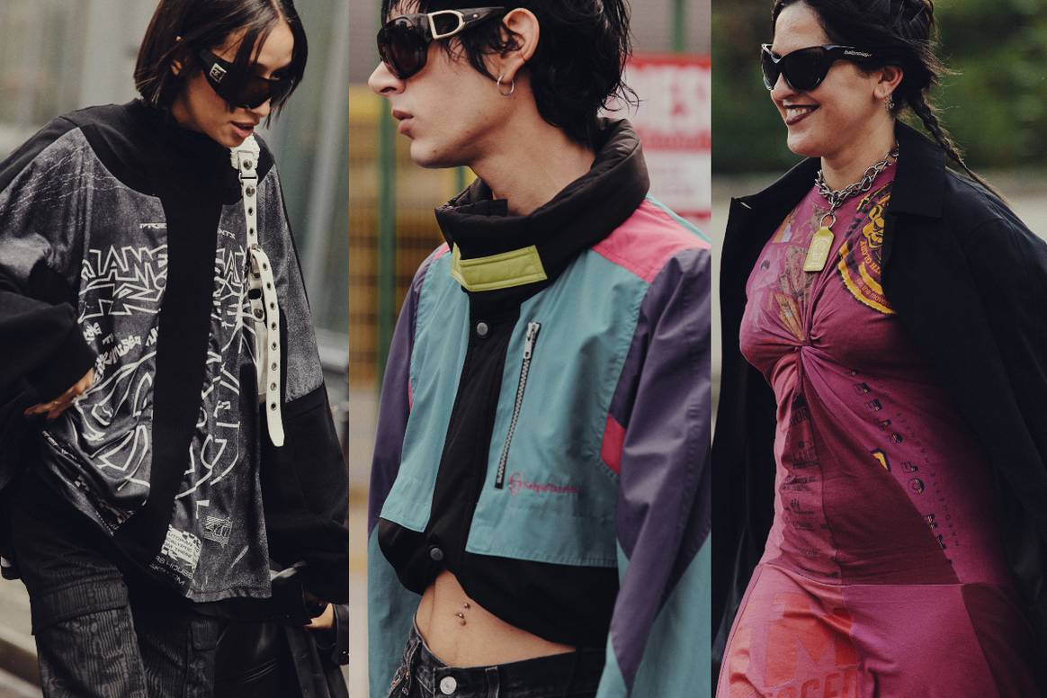 Between sportswear and rave look. Photos: Nick Leuze