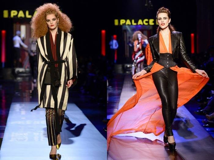 Jean Paul Gaultier parties down Paris Couture catwalk