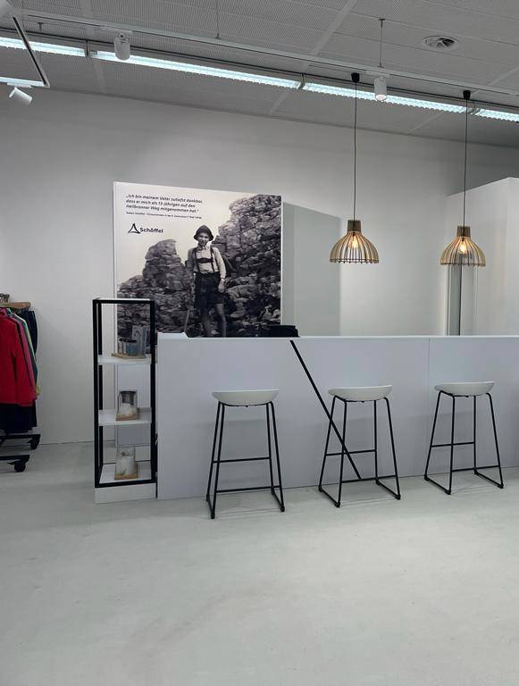 Schöffel Showroom im MOC Ordercenter München. Foto: Schöffel