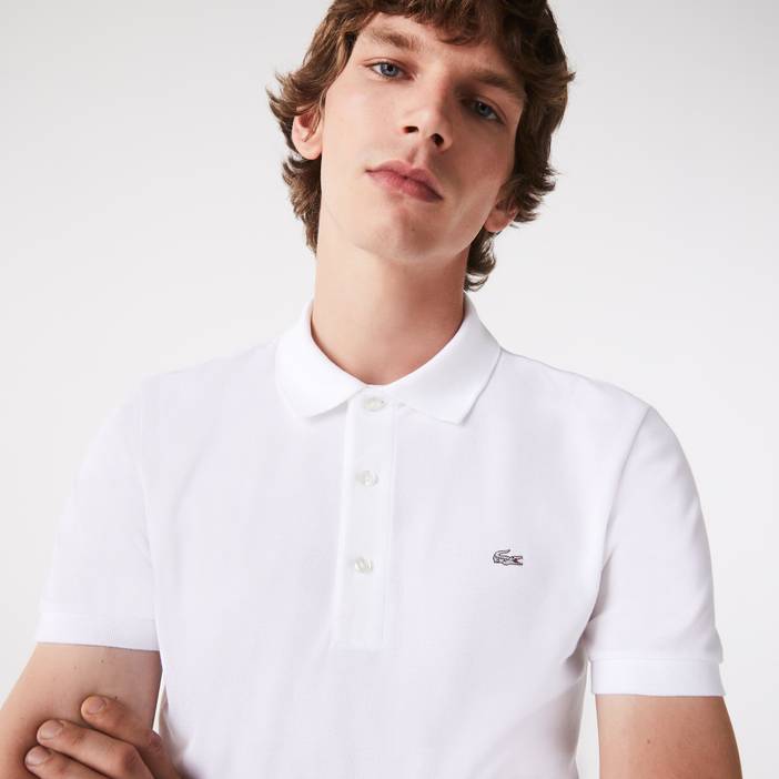 Slim Fit Lacoste-Polo aus dehnbarem Petit Piqué | Lacoste
