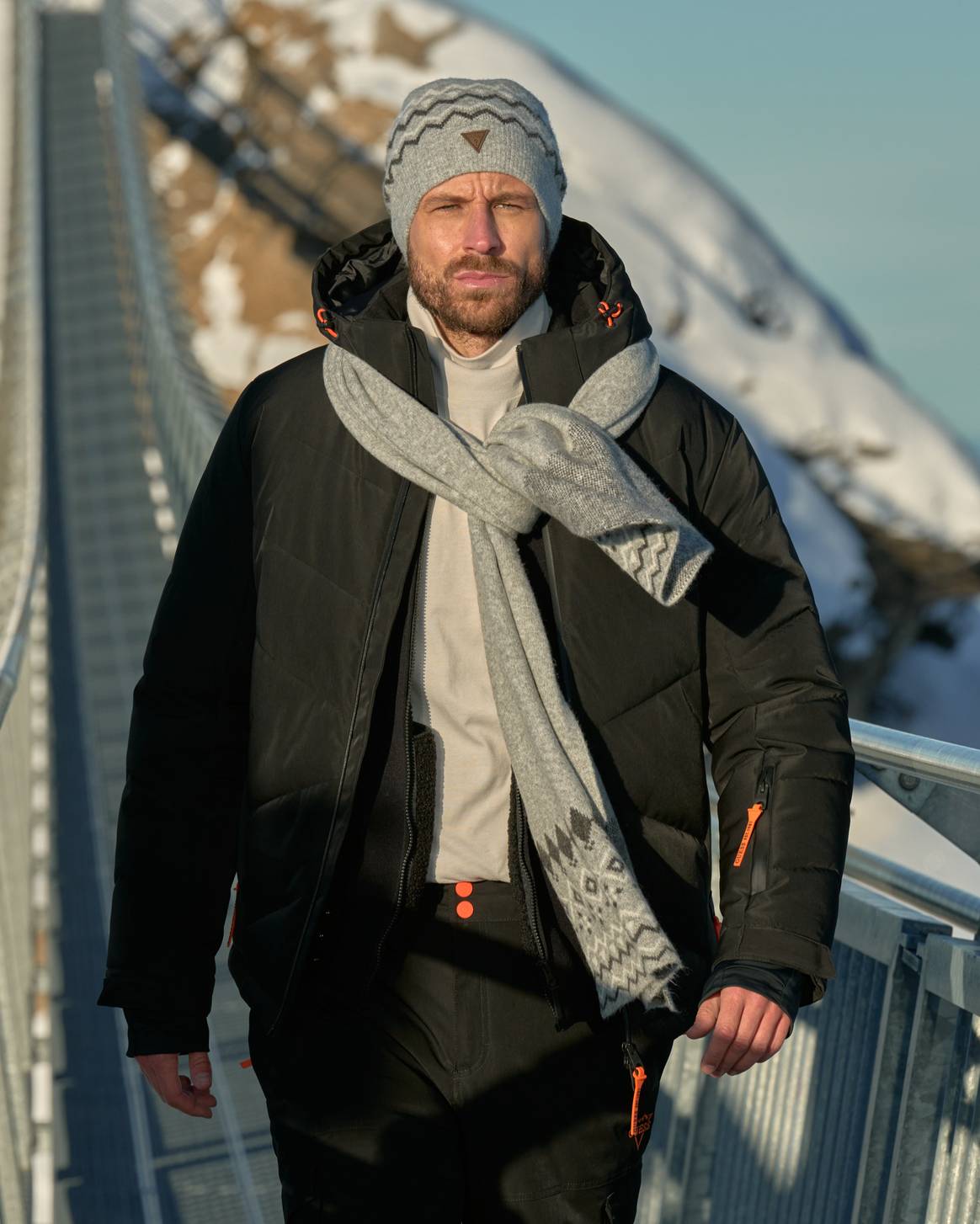 Guess ‘Winter Project’ catwalk show at Glacier 3000