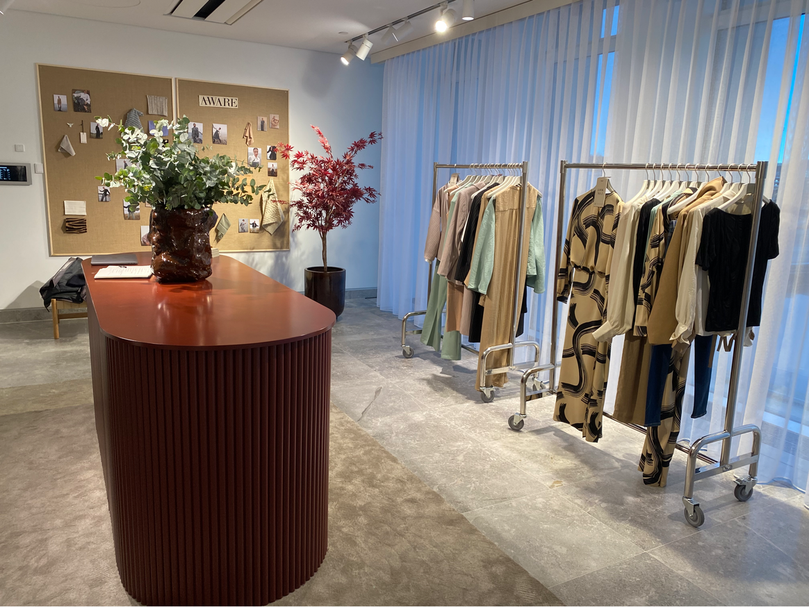 Showroom van 'Aware' in Aarhus. Foto:
FashionUnited