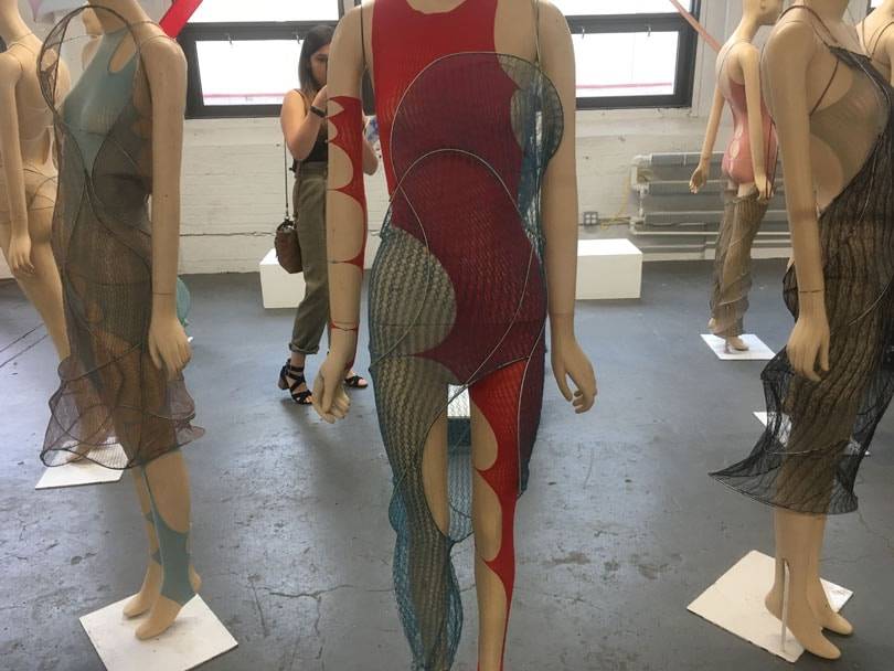 Post-fire, Parsons MFA Fashion Graduate Exhibit Sizzles