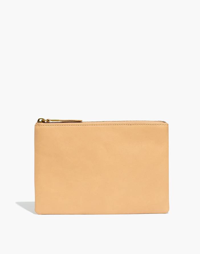 The Leather Pouch Clutch | Madewell