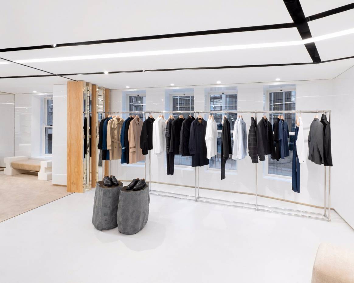 Op de tweede verdieping is de herencollectie te vinden. Credit: Burberry newsroom