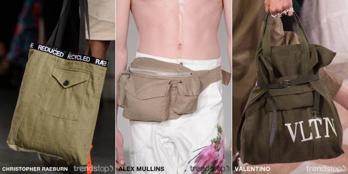 Accessoires pour Hommes Printemps-Eté 2018 vus sur les Défilés