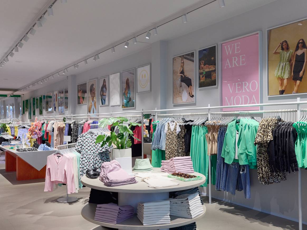 El nuevo concepto de tienda de Vero Moda, imagen vía PR Bestseller