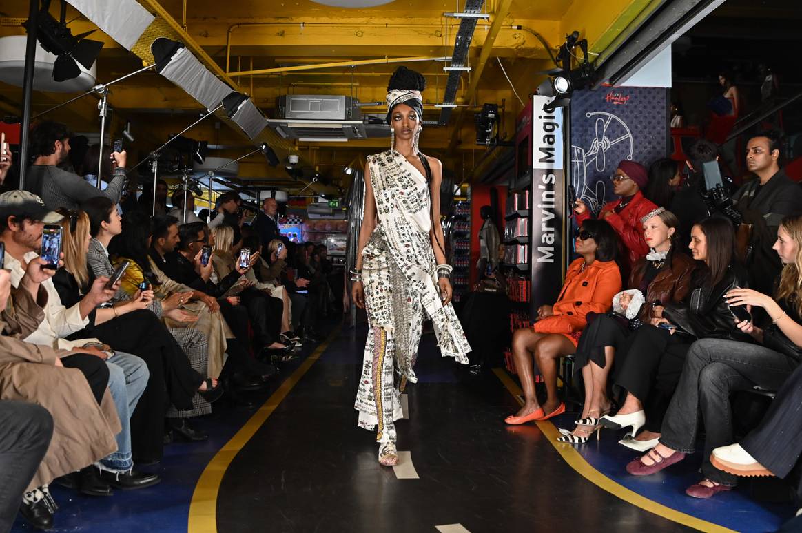 AK|OK Anamika Khanna SS26 at London Fashion Week