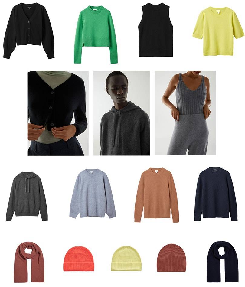 COS LAUNCHES CASHMERE COLLECTION USING TRACEABLE AND RECYCLED CASHMERE
