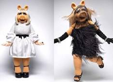 Miss Piggy als modemuze