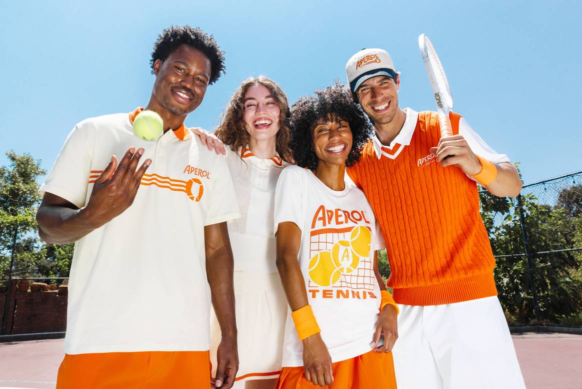 Aperol tennis capsule collection