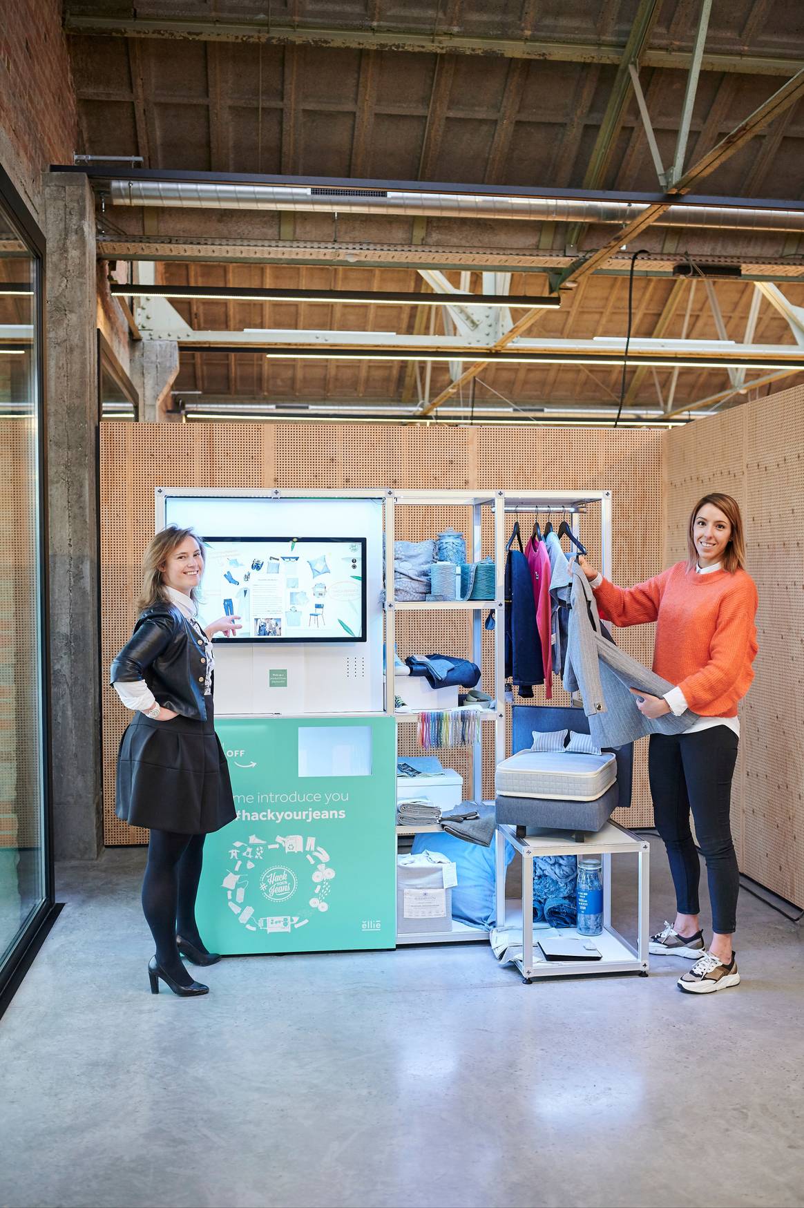 Beeld: Julie Lietaer #hackyourjeans. Fotograaf Marc Wallican