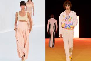 Visto en la pasarela: “Peach Fuzz”, color Pantone del año 2024 