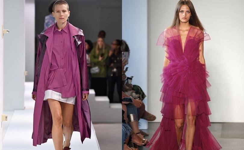 Gespottet: Pantones Modefarben für F/S 2019 auf der New York Fashion Week