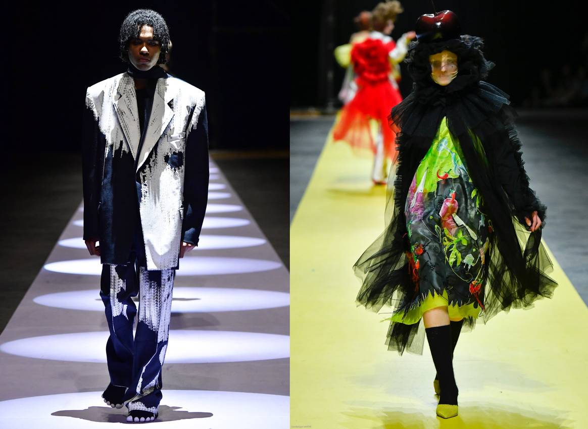 Looks by Taehyeok Gong and Alise Dzirniece. Image: CatwalkPictures.