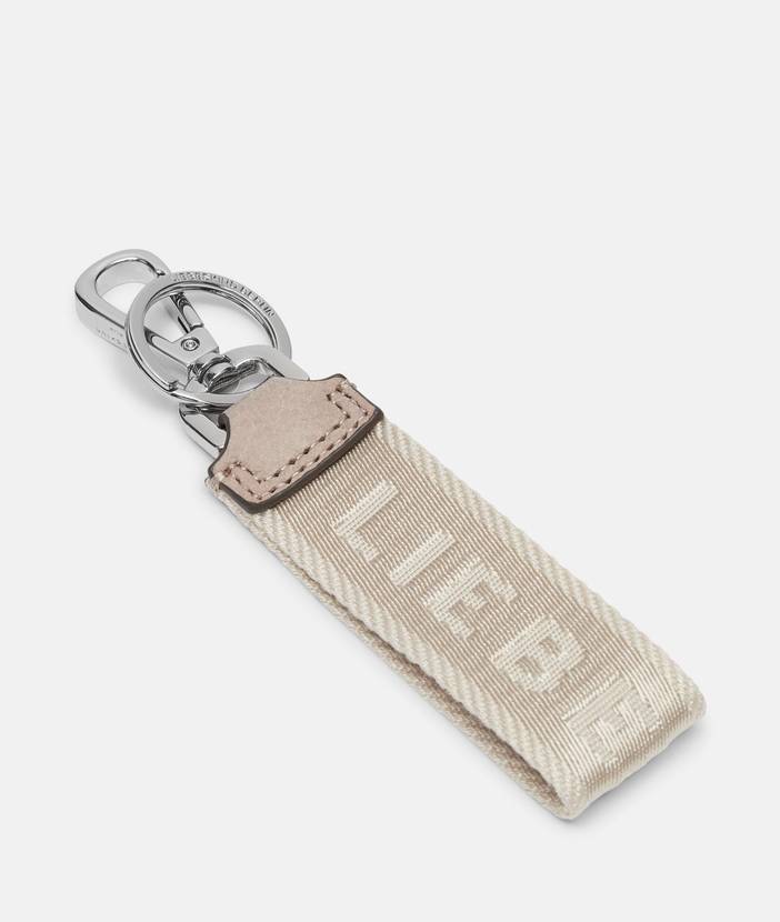 Schlüsselanhänger mit Logo-Schriftzug - Beige | liebeskind berlin