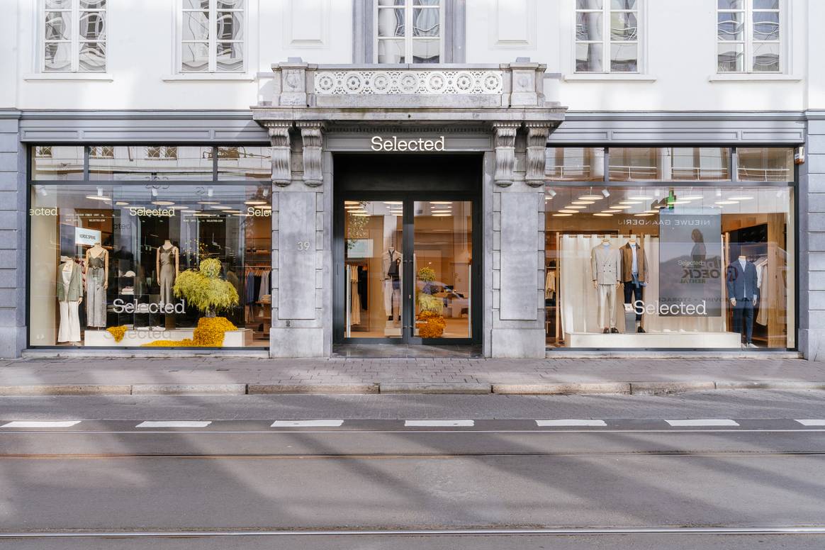 De eerste Belgische winkel van Selected.