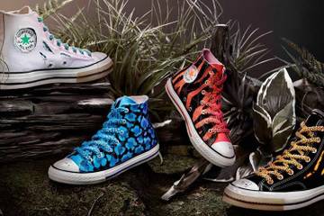 New Converse x Dr. Woo collab sneakers that change color with wear and tear