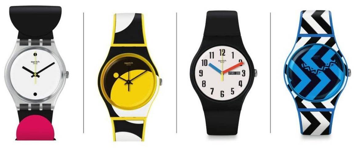 Najaarscollectie van Swatch is een eerbetoon aan Bauhaus, Zwitserland en royalty's