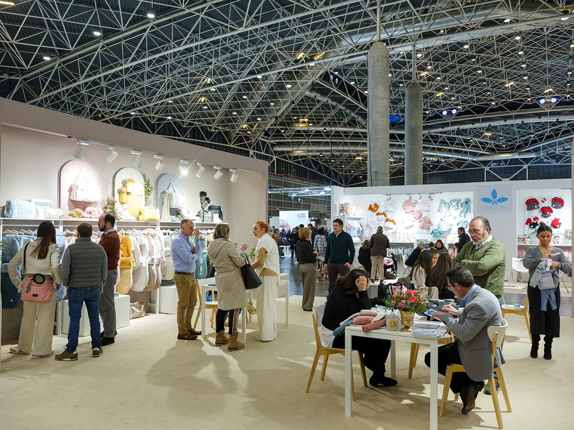 Interior del recinto ferial de Feria Valencia durante la pasada edición de Babykid Spain + FIMI de enero de 2023.