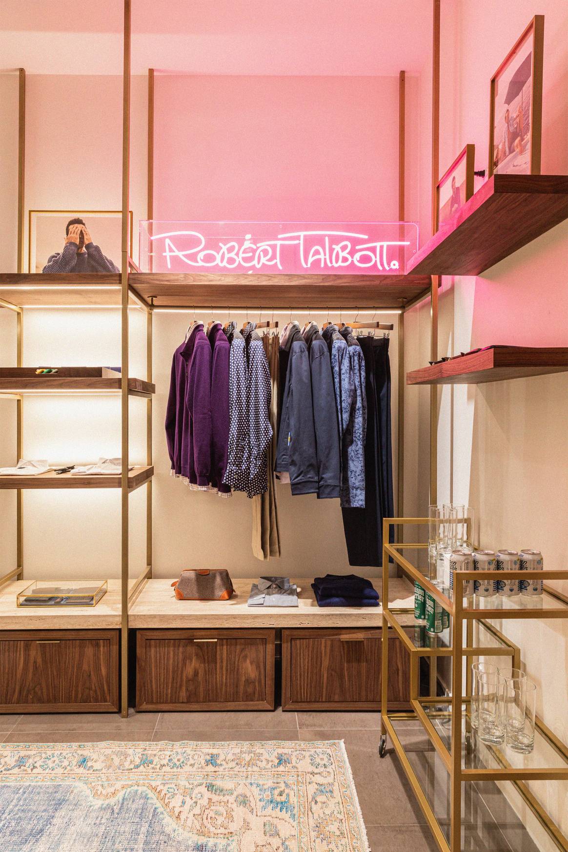 Store interior of Robert Talbott's new flagship store on Madison Avenue