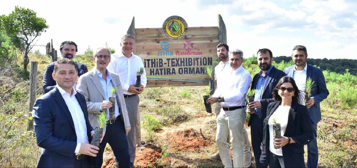 İTHİB representatives at the new Texhibtion Memorial Park. Credits: İTHİB