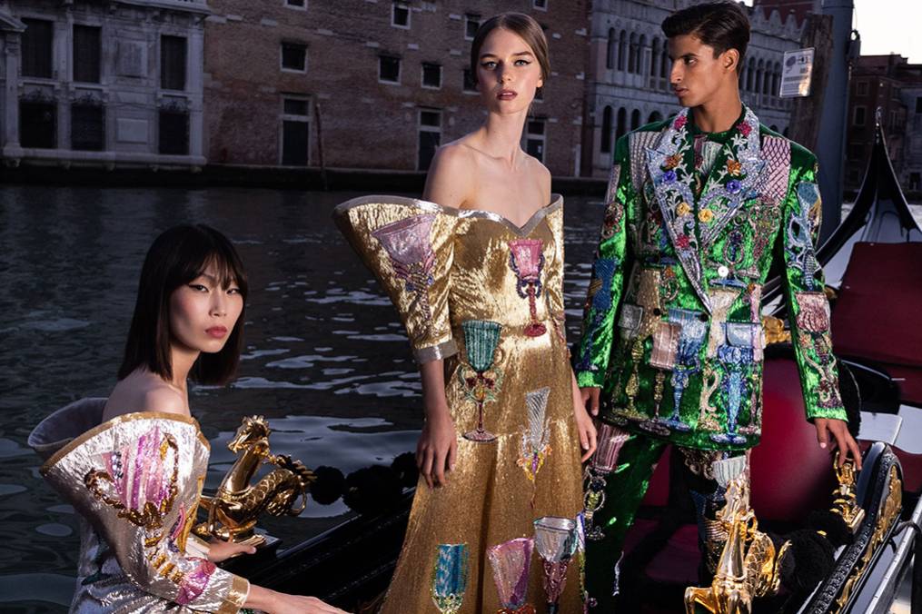 Photo Credits: Collezione Genesi, phygital collection of NFT cryptoassets and physical garments designed by Dolce & Gabbana for UNXD.
