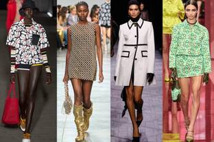 SS25 Trend: Mod squad, mini skirts, A-line dresses and geometric prints