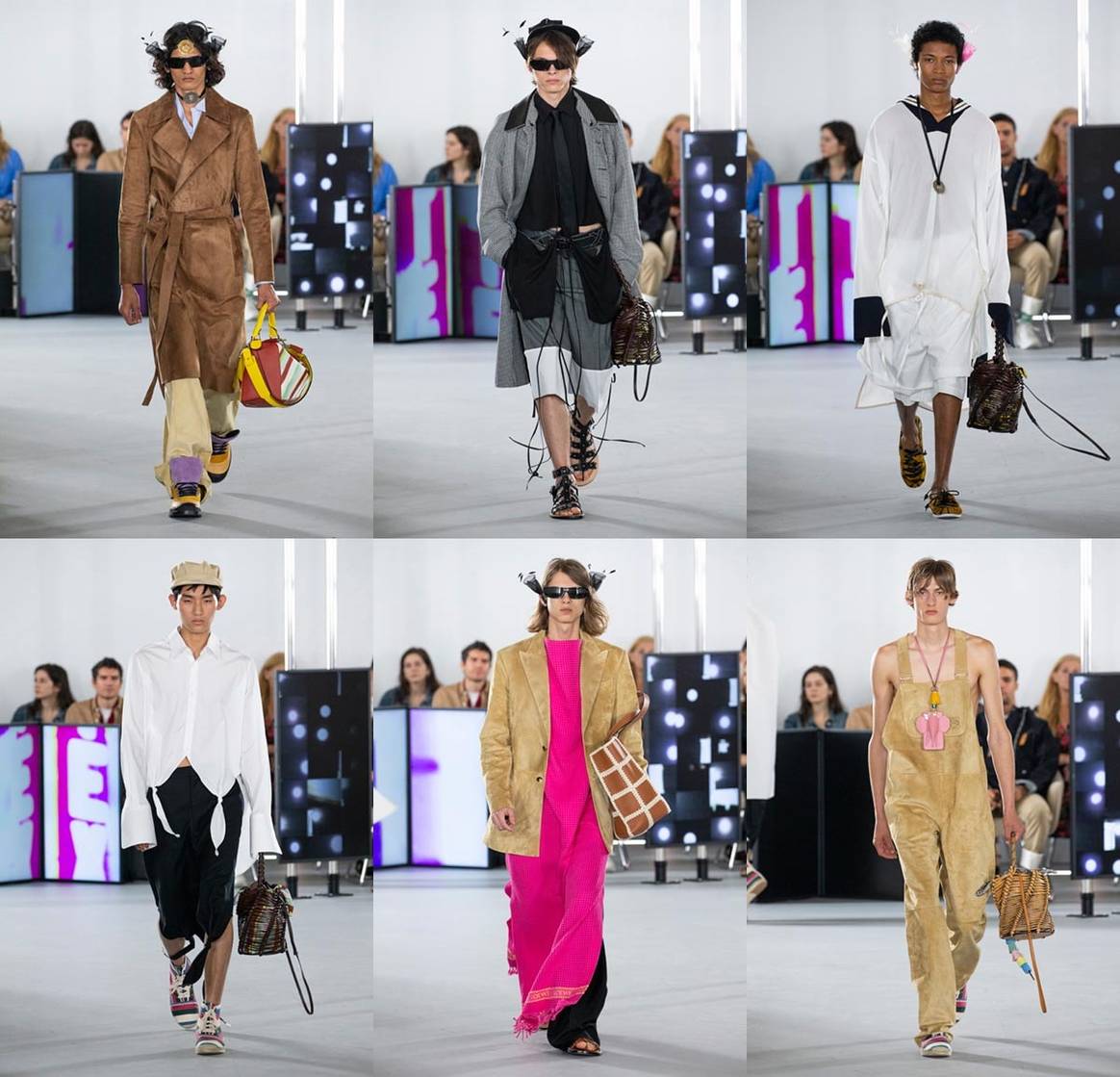 Caftanes, bolsos y artesanía: Loewe presenta en París su colección hombre SS-2020