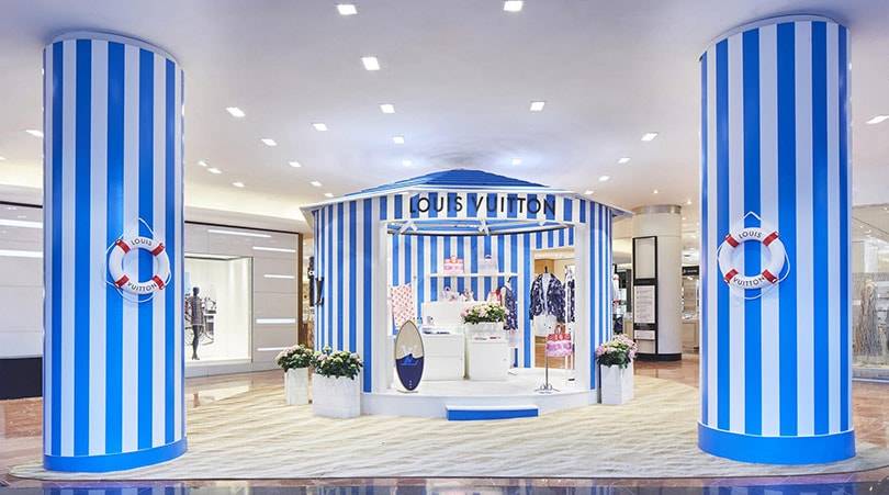 Louis Vuitton ouvre un pop-up store aux Galeries Lafayette