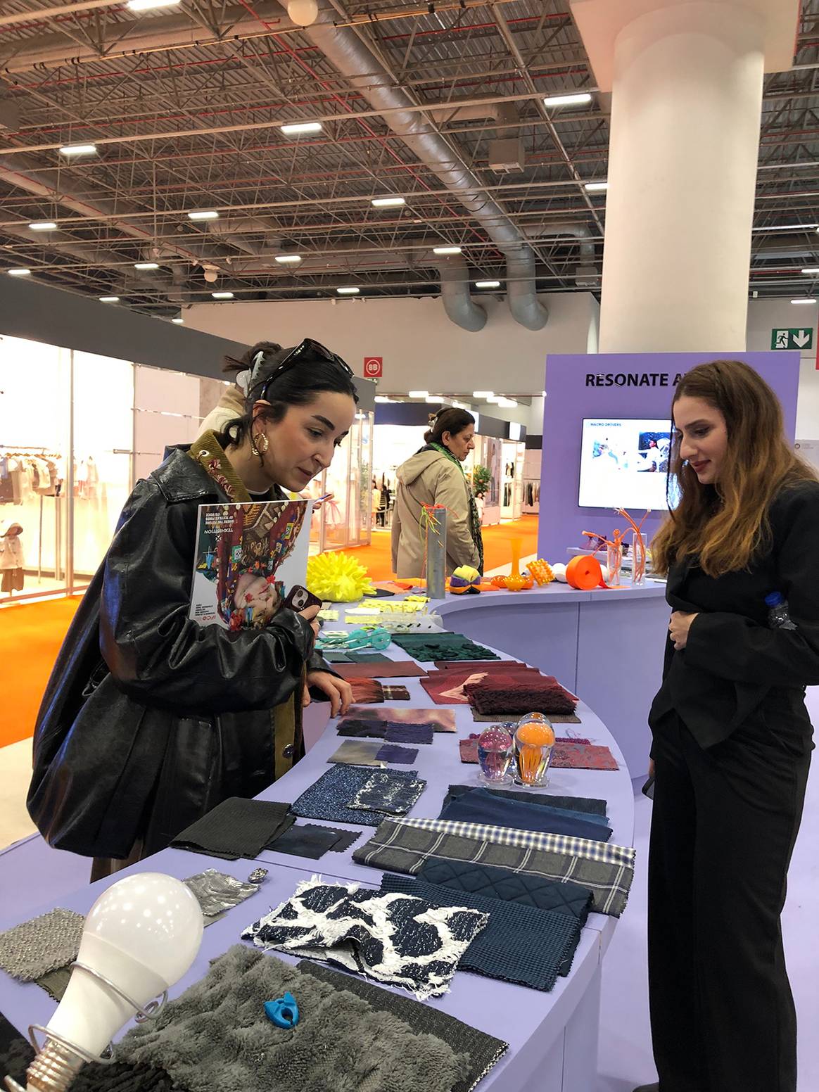 Interior of the International Salon Istanbul Fashion Connection (IFCO) in February 2026 edition.